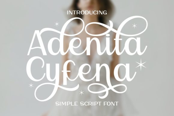 Adenita Cyfena: A Chic Script Font for Web Design