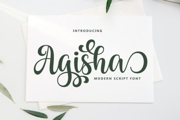 Agisha: A Designer’s Review of This Elegant Script