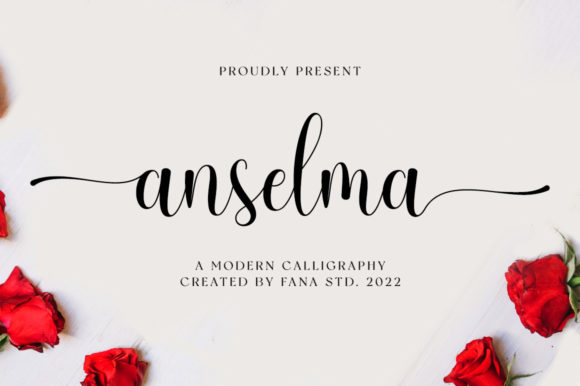Anselma Script Font for Handmade Brands