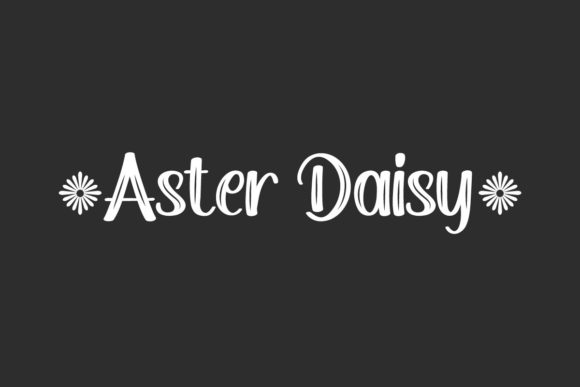 Aster Daisy: A Distinct Script Font for Modern Branding