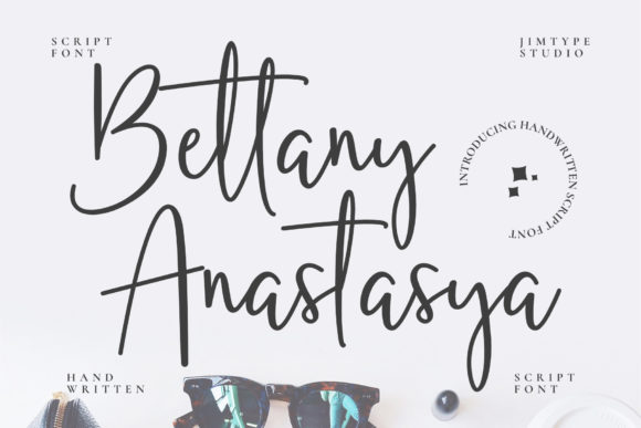 Bettany Anastasya: A Script Font for Digital Design
