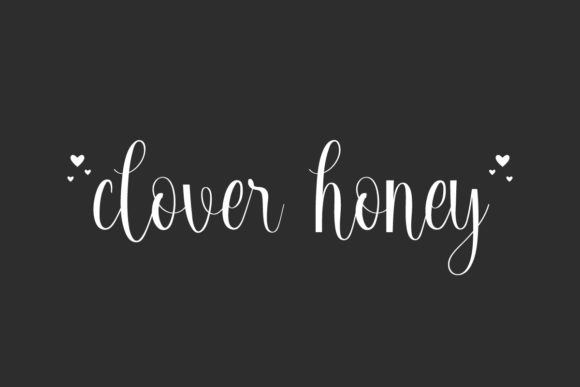 Clover Honey: A Script Font for Modern Web Design