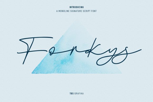 Forkys Font: A Casual Script for Branding