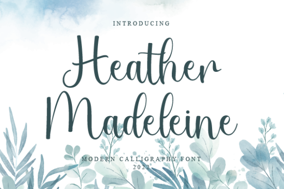 Heather Madeleine: A Dazzling Script Font for Modern Brands