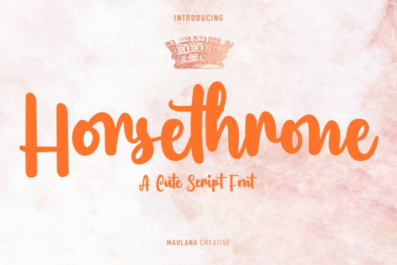 Horsethrone: A Script Font for Modern Branding