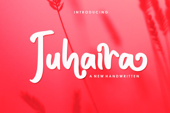 Juhaira: A Paint-Brushed Handwritten Font for Brands
