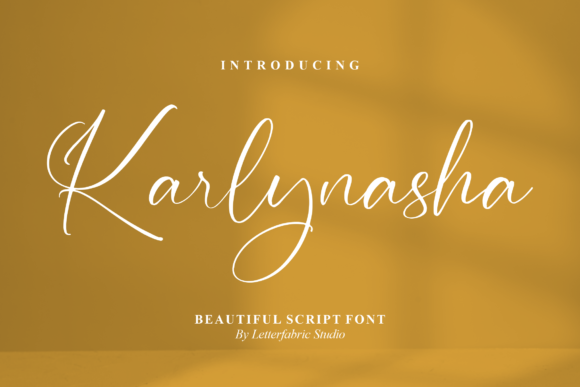 Karlynasha: A Dainty Script Font for Makers
