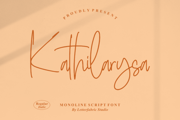 Kathilarysa: A Script Font for Polished Branding