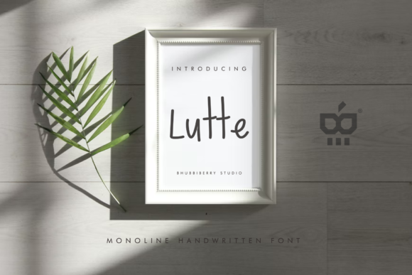 Lutte: A Minimal Script Font for Web Design
