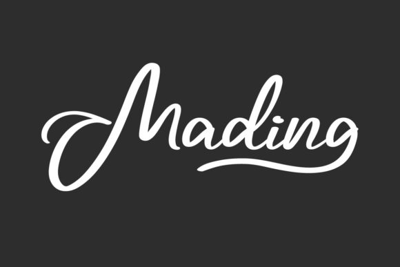 Mading: A Versatile Script Font for Modern Campaigns