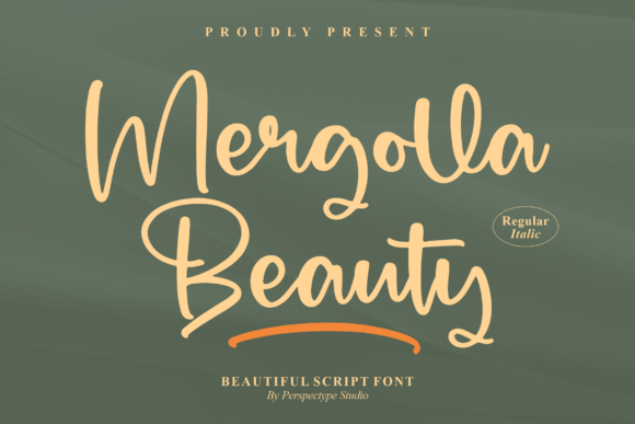 Mergolla Beauty: A Script Font for Digital Design
