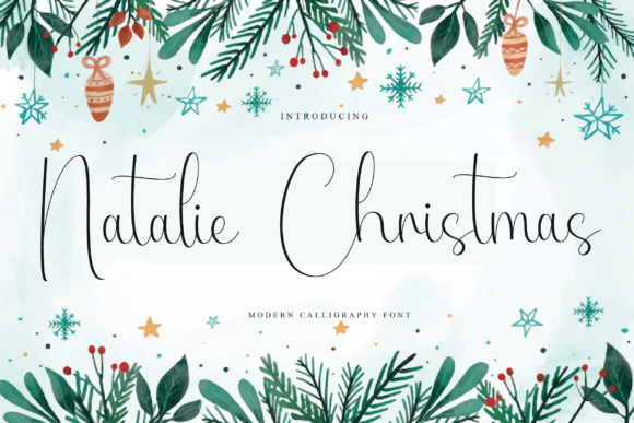 Natalie Christmas: A Script Font for Editorial Design