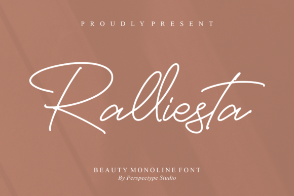 Ralliesta Script Font for Web Design