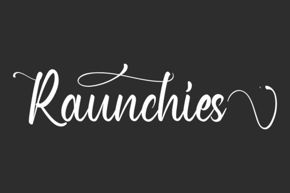 Raunchies: A Premium Script Font for Modern Web Design