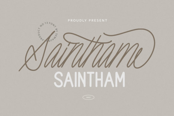 Saintham Typeface Review for Brand Designers
