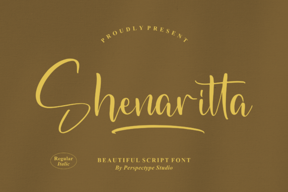 Shenaritta: A Script Font for Editorial Design