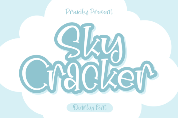Sky Cracker: A Handwritten Font for Web Design