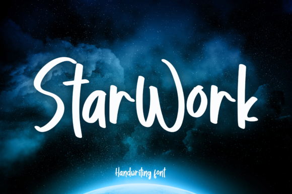 Star Work: A Script Font for Editorial Design