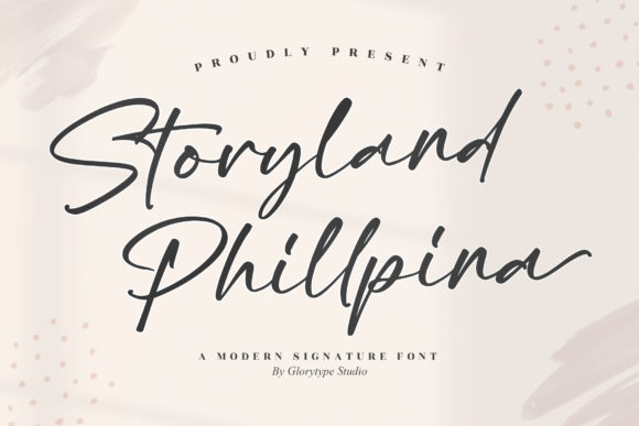 Storyland Phillpina: A Dainty Script Font for Editorial Design