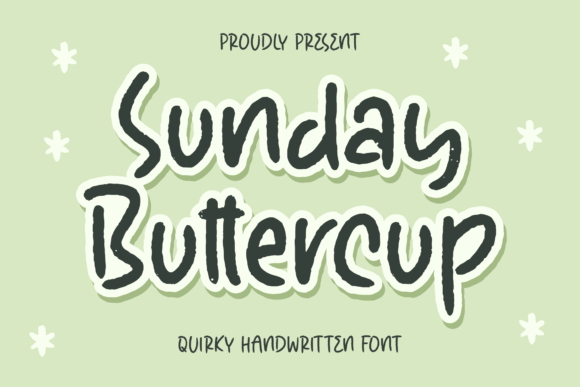 Sunday Buttercup: A Quirky Handwritten Font for Branding