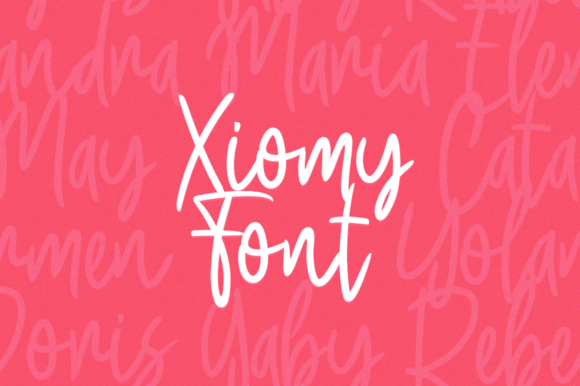Xiomy: A Script Font for Editorial Design